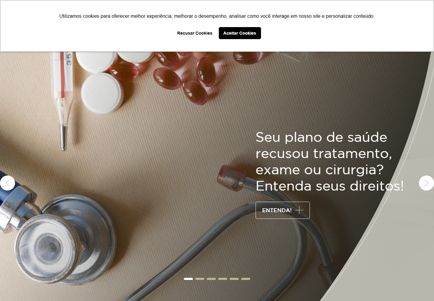 Captura do site Vilhena Silva