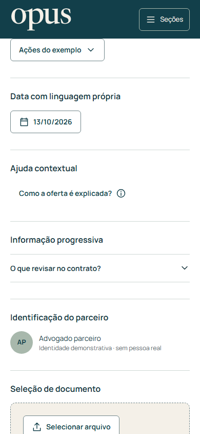 Padrões globais no celular